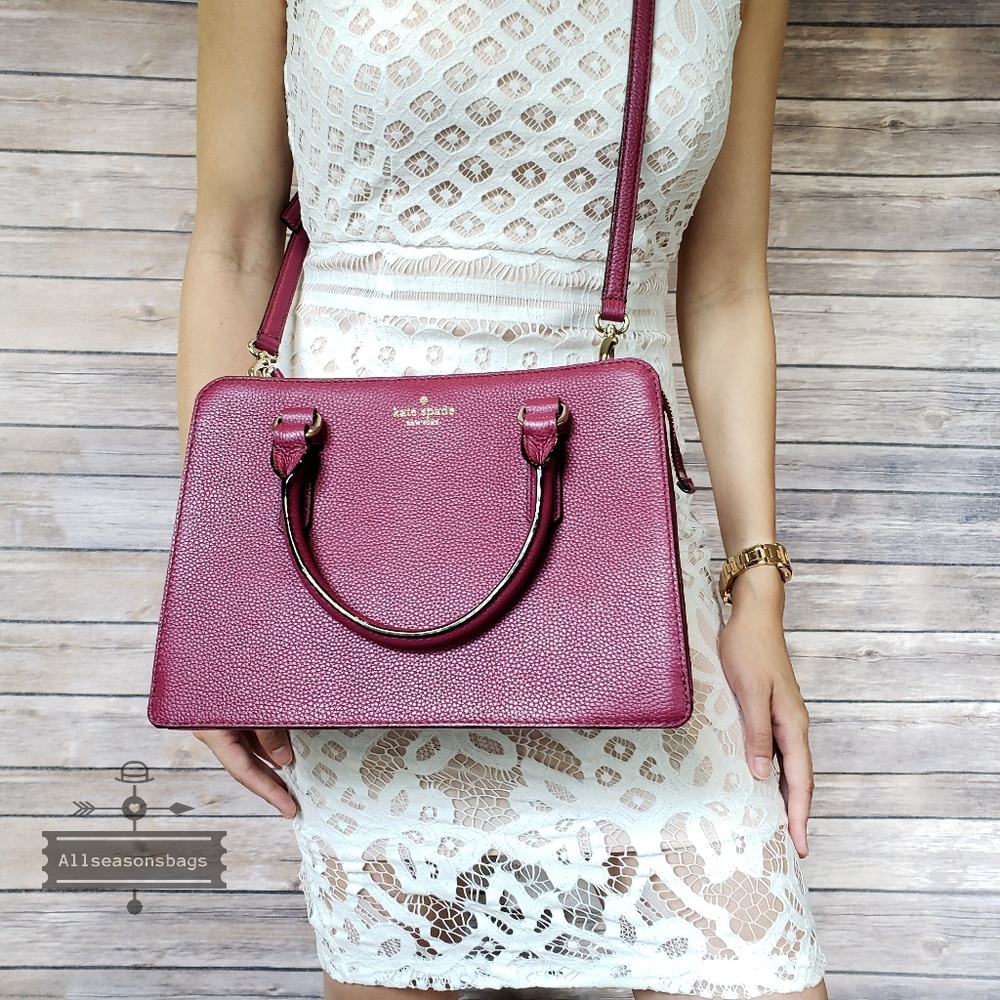 Kate Spade Lise Mulberry Satchel Rioja - Picture 2 of 8